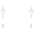 thumbnail image 6 of National Hardware N248-369 V160 Coat/Hat Hooks in White, 2 pack, 6 of 9