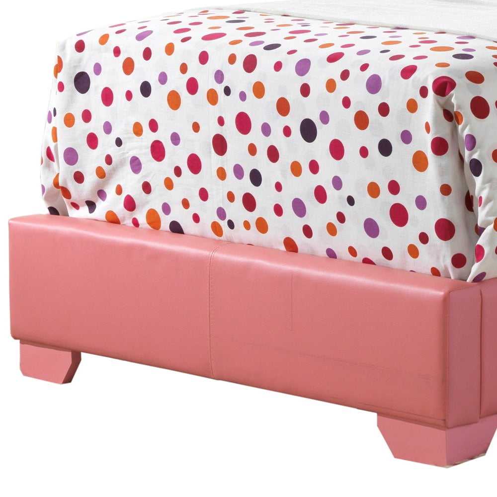 Glory Furniture Aaron Twin Bed in Pink Color