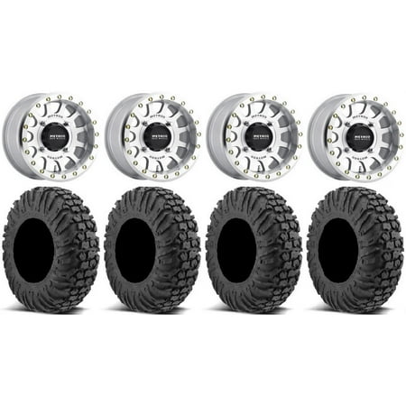 Method 401 Bdlk 15 Wheels Mh 4+3 32 MotoVator Tires Polaris RZR XP 1000 / PRO XP / Ranger XP 900/1000