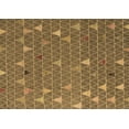 thumbnail image 1 of Ahgly Company Indoor Rectangle Abstract Brown Modern Area Rugs, 8' x 10', 1 of 4