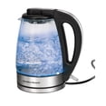 thumbnail image 1 of Hamilton Beach Vidrio El&eacute;ctrica De 1,7, Tetera Peque&ntilde;o Electrodom&eacute;stico Cocina, Negro (Black), 1.7 Litros, 1 of 5