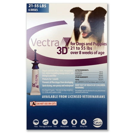 vectra for dogs vectra 3d for dogs and puppies blue 21 55 lb 6 doses walmart vectra for dogs vectra 3d for dogs and puppies blue 21 55 lb 6 doses walmart
