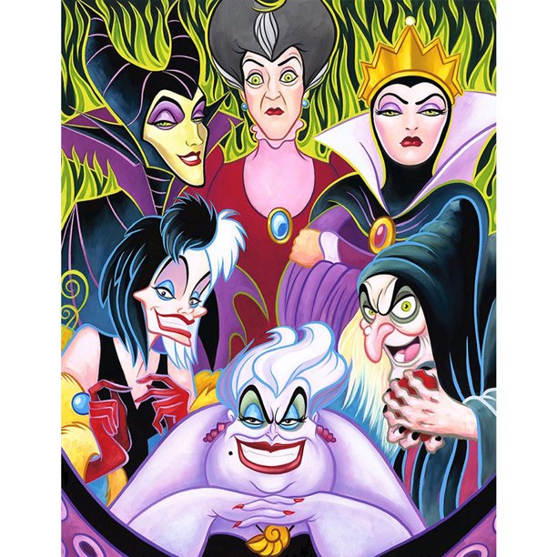 Diamond Drill Evil Queen 5D DIY Kits de pintura Full Round Wall Art Decor (sz2538) FLhrweasw Nuevo
