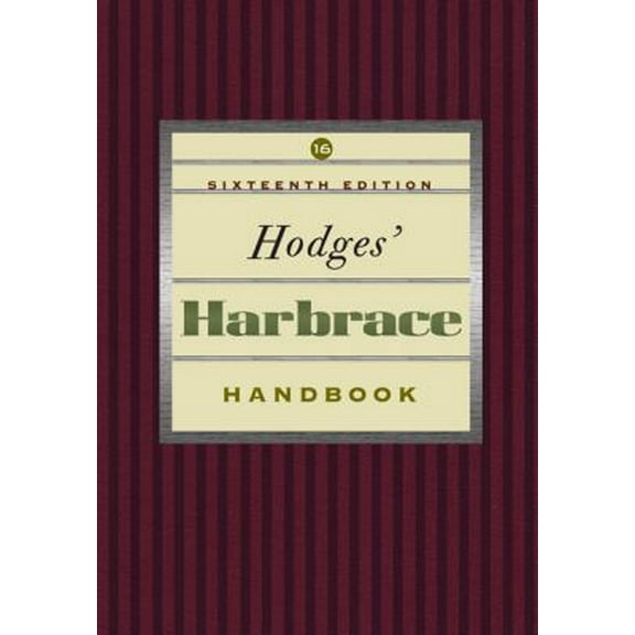Pre-Owned Hodges Harbrace Handbook (Hardcover) 1413010318 9781413010312