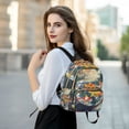 thumbnail image 6 of FORMRS Mini Backpack Purse for Women Quilted Travel Daypack Casual Shoulder Bag, Colorful Goldfish, 6 of 7