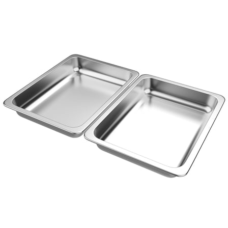 2PC Stainless Steel Food Pan for TINANA Chafing Dish 8 QT