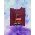 thumbnail image 3 of Kind People Are My Kinda People Sweatshirt Women -Smartprints Designs, Female Medium, 3 of 4