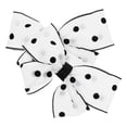 thumbnail image 2 of WEUVEB 2Pcs Bow Shoe Clips White with Dot Pattern Perfect Wedding Shoes Accessory Clip on Design, 2 of 8