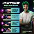 thumbnail image 3 of Juguete Luma con cierre de cremallera que brilla en la oscuridad con LED para niños y adultos, 3 of 9
