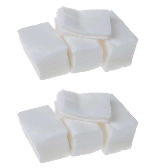 640Pcs de Almohadillas de Algodon de Desmaquillador de Unas para Senora Almohadillas de Algodon Rectangular de Eliminacion Facial