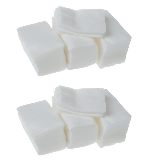 640Pcs de Almohadillas de Algodon de Desmaquillador de Unas para Senora Almohadillas de Algodon Rectangular de Eliminacion Facial
