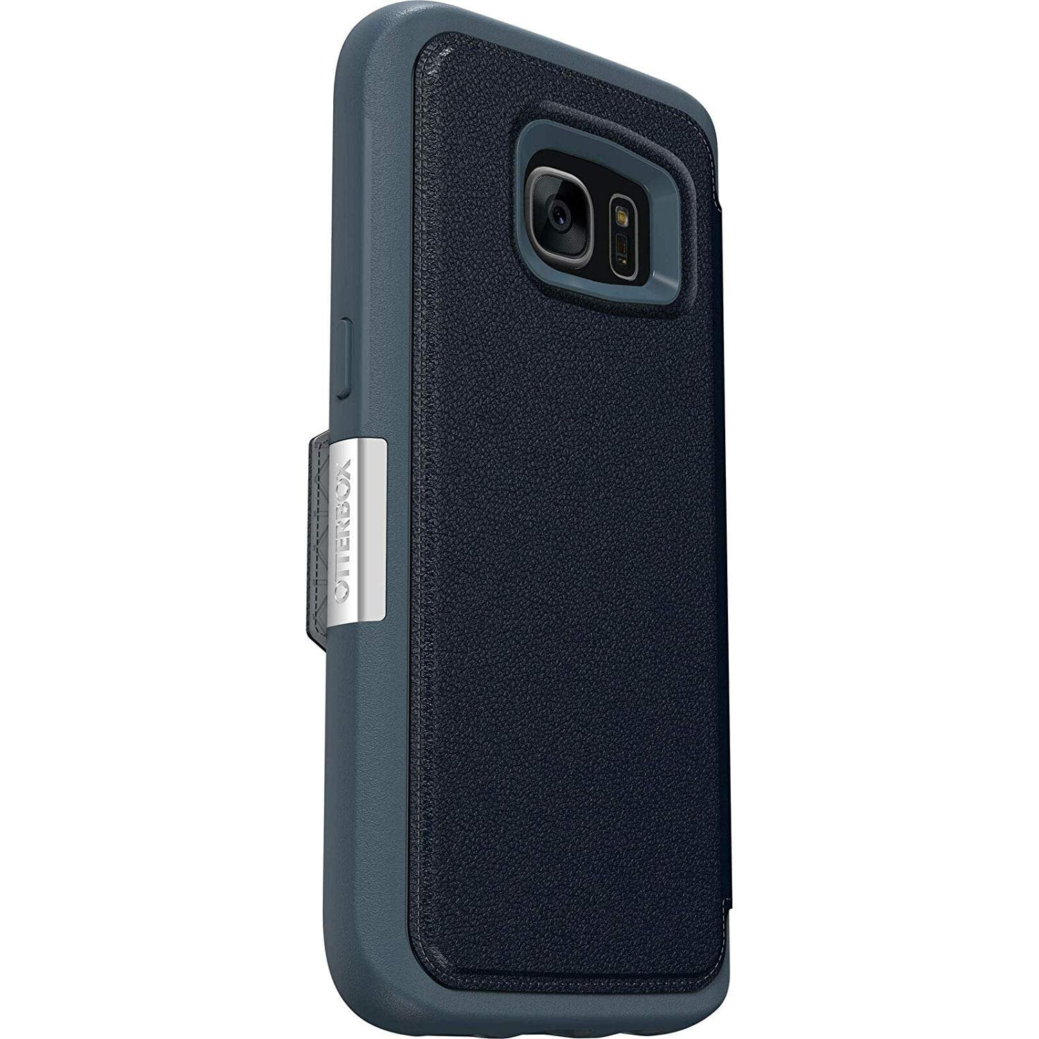 moe Vergelijken Edele OtterBox Strada Series Leather Wallet Case for Samsung Galaxy S7 Edge  (ONLY) - Bulk Packaging - Night Cannon Blue - Walmart.com