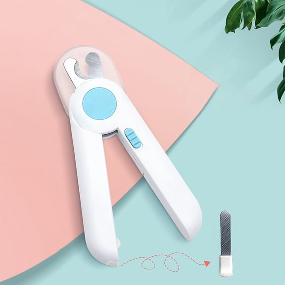 LED Pet Nail Clippers with Light Safety Guard, Dog Cat Rabbit Nail Trimmer Precision Overcut Protection Grooming Tool, Anti Injury Safe Cutting Pet Grooming Tool for Home Use
