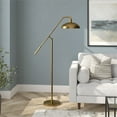 thumbnail image 4 of Henn&Hart 32" Lampadaire en Métal Finition Laiton, 4 of 5