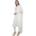thumbnail image 2 of Atasi Readymade White Salwar Pants Embroidered Cotton Salwar Kameez Suit Indian Dress - 26, 2 of 9