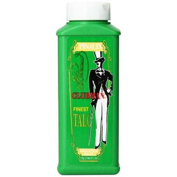 Clubman Shave Talc, White, 4 Oz