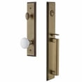 thumbnail image 5 of Grandeur Carr  D Grip Dummy Handleset with Hyde Park Interior Knob, 5 of 5