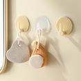 thumbnail image 7 of vnanda Wall Hooks for Various Surfaces 4pcs Wall Hooks Waterproof Non-marking Multi-functional Self Adhesive Door Hanging Hooks for Bathroom Kitchen for Wet, 7 of 7