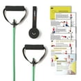 thumbnail image 4 of RitFit Single Resistance Exercise Band with Comfortable Handles（Green  5~10LB), 4 of 5