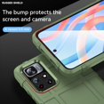 thumbnail image 5 of Case for Xiaomi Poco M4 Pro 5G, Heavy Duty Shockproof Military Grade Drop Tested Case Super Sturdy Bumper Rugged Cover for Xiaomi Poco M4 Pro 5G HD Green, 5 of 13