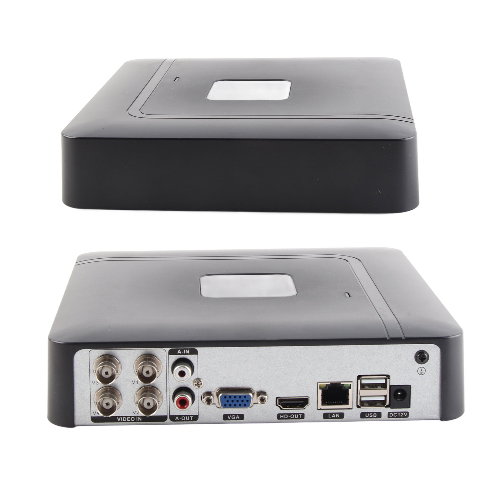 M Buder 4-Channel Security CCTV Video Recorder 5-in-1 Real-Time AHD CVI TVI DVR NVR System, 11.42 x 9.84 x 3.15 inches / 29.0 x 25.0 x 8.0 cm