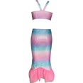 thumbnail image 3 of Traje de Baño Ocean Pacific Talla 8 Set Cola de Sirena Degradado Multicolor, 3 of 3
