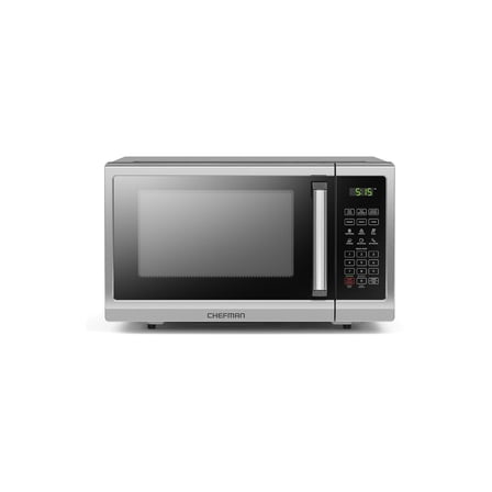 Open Box Chefman 0.9 Cu Ft Counter Microwave RJ55-SS-9 - STAINLESS STEEL ONE SIZE