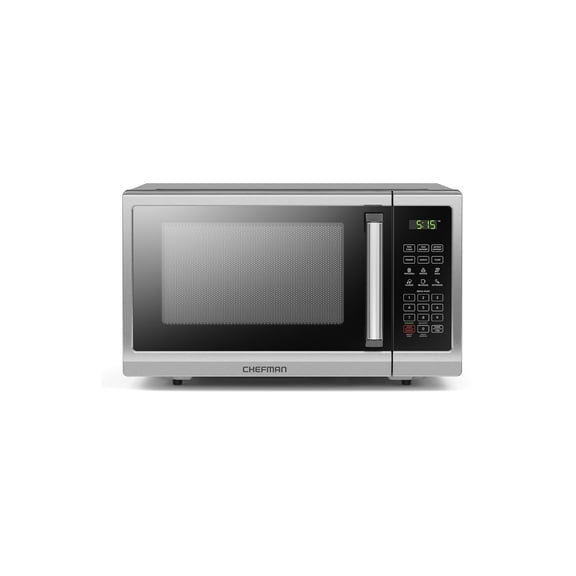 Open Box Chefman 0.9 Cu Ft Counter Microwave RJ55-SS-9 - STAINLESS STEEL ONE SIZE