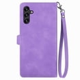 thumbnail image 3 of for Samsung Galaxy A13 5G 6.5 inch Case, Wallet for Women Men, Durable PU Leather Magnetic Flip Lanyard Strap Wristlet Zipper Card Holder Wallet Phone Case for Samsung Galaxy A13 5G, 3 of 10