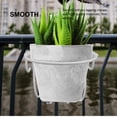 thumbnail image 3 of MasteelfCA 4PCS Flower Pot Hanging Rack Railing Hanging Flower Pot Stand Orchid Pot Rack, 3 of 7