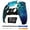 Blue Nebula, variant on eXtremeRate Glow in Dark - Halloween Candy Night Touchpad Front Housing Shell Compatible with ps5 Controller, DIY Replacement Shell Custom Touch Pad Cover Faceplate Compatible with ps5 Controller