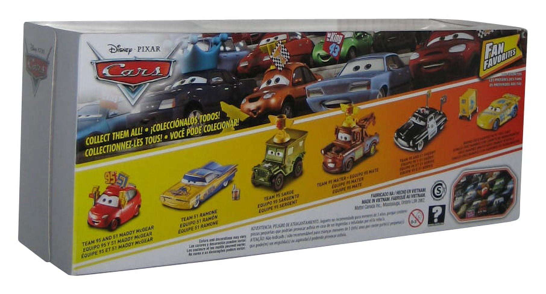 ミニカー MATTEL CARS FAN FAVORITES 4-PACK\