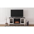 thumbnail image 3 of Signature Design by Ashley Dorrinson TV Stand with Fireplace Option, Two-Tone, Farmhouse Entertainment Center for TVs up to 65" with Glass Doors, 3 of 7