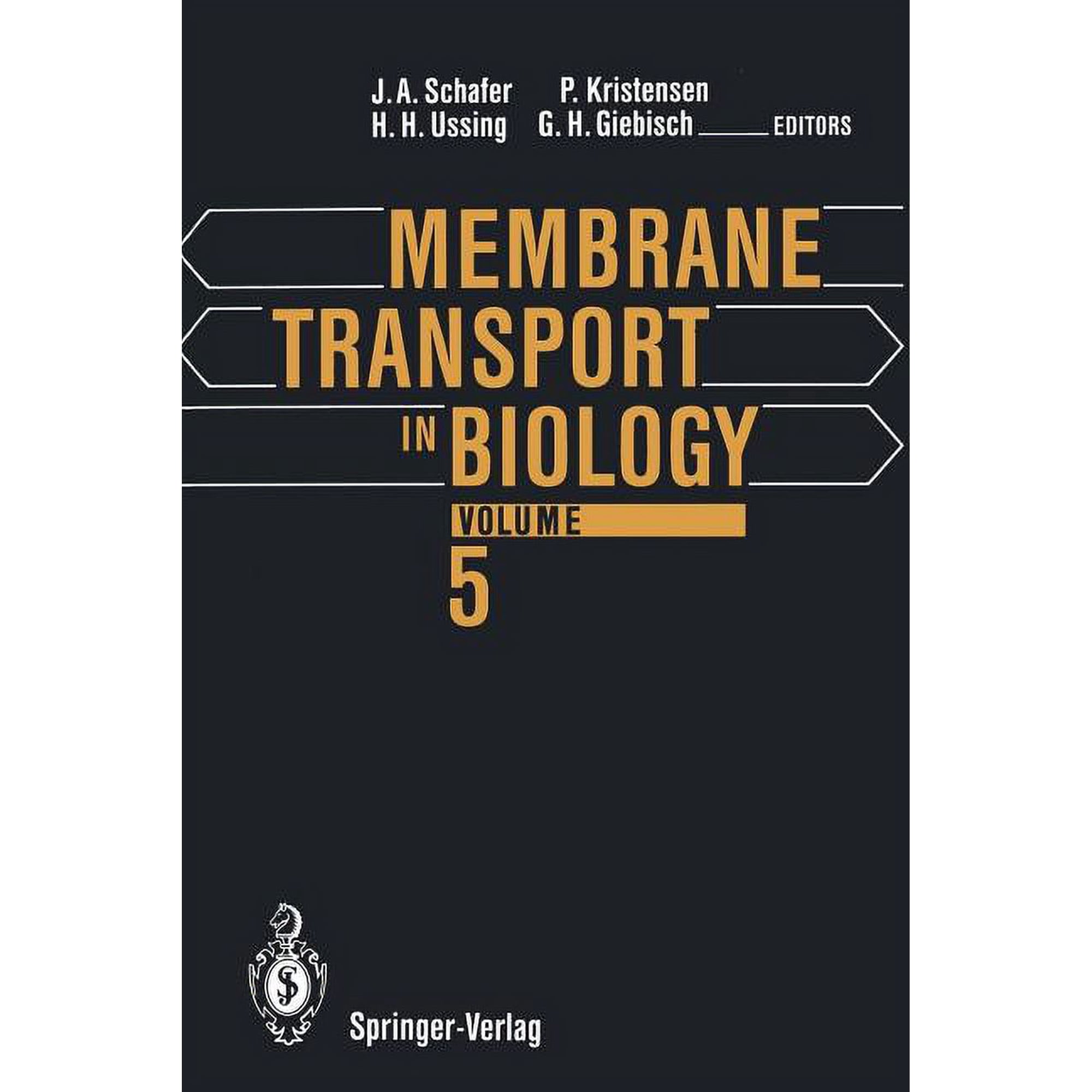 Membrane Transport in Biology Membrane Transport in Biology Book 5 (Paperback)