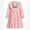 Pink, variant on Little Girl's Dress Mexican Ethnic Trendy Princess Long Sleeve Dresses Traditional Embroidery Floral Sundress