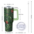 thumbnail image 2 of 40oz Christmas Cup with Lid and Straw, Red Reindeer Stainless Steel Insulated Tumbler Gifts, 2 of 4