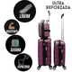 thumbnail image 5 of Set 3 Maletas De Viaje Carry On 10 Kgs Equipaje De Mano Ruedas Desmontables Cabina Avion, 5 of 5