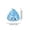 Blue, variant on Qjidjing Fidget Toys, Stress Relief Ball, Ice Shaped Sound Producing Kneading Ornament, Daily Office Leisure, Indoor Pastime