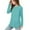 #02Cyan, variant on Drmagiyhm Girls Long Sleeve Shirts Size 10-12 Basic Solid Color T Shirts Casual Crewneck Stretchy Shirt Girl Comfy Fall Tops, Tees & Blouses Army Green 12-14 Years