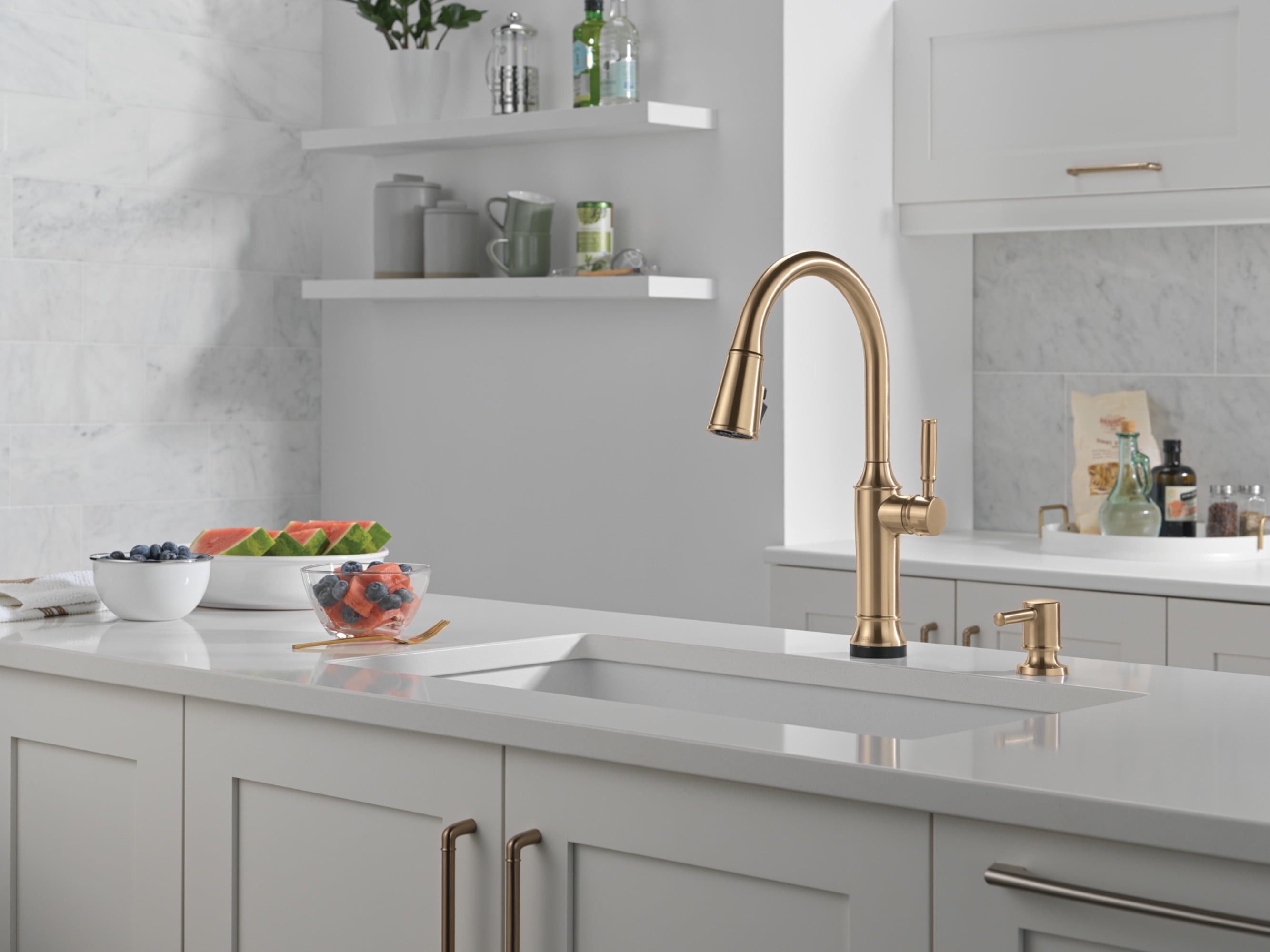 Delta Rp103432 Renaldi Metal Deck Mounted Soap Dispenser - Bronze