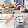 thumbnail image 4 of Cookie Scoop, Ice Cream Scoop, Cookie Scoops for Baking Set of 3 with Cookie Dough Scoop, 3Pcs Cookie Scooper for Baking, Stainless Steel Cookie Scoop Set, Ice Cream Scooper with Trigger Release, 4 of 5