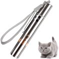 thumbnail image 2 of EDTara Stainless Steel Cat Flashlight With A Clip Self-locking Switch Usb Charging Purple Light Money-checking Led Lighting Pet Toy, 2 of 7