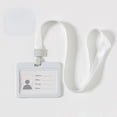 thumbnail image 1 of ZZwxWA Up to 65% Off Double-Sided Transparent Employee Work Card Employee Plastic ID Card, 1 of 2