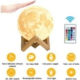 thumbnail image 3 of Night-Light- -Moon-Lamp, Christmas-Night-Light-Lava-Lamp, Touch& Remote Control, Wooden Stand USB Rechargeable, Christmas Gifts for /Friends/Girlfriends, 3 of 5