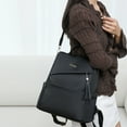 thumbnail image 3 of Guardurnaity Mochila convertible para hombre y mujer. Transpirable, duradera y grande para la universidad, viajes y ocio. Mochilas marrón oscuro, 3 of 6