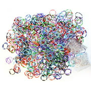 Refill Band Value Packs - 600 Multicolored Polka Dot with 25 S Clips