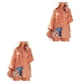 thumbnail image 2 of Jumpingount Blusas de mujer a la moda y cómodas, camisas para cualquier ocasión, camisas y blusas de fibra asequibles para mujer, manga Type2 NO2, 2 of 6