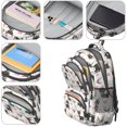 thumbnail image 4 of Chihuahua and Heart White Pattern Backpack for School, Cute School Bag with Adjustable Shoulder Straps and Padded Back, 16.9"x12.6"x5.9", 4 of 5