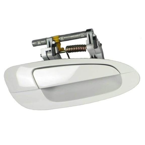 MotorKing Front Right Passenger Side Outside Door Handle Compatible with 02-06 Nissan Altima QM1 Cloud White 2002 2003 2004 2005 2006