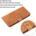 thumbnail image 6 of Compatible with iPhone 11 Case with Card Holder Leather Flip Folio Case Retro Embossing with Kickstand Magnetic Protective Cover Wallet Case for iPhone 11 6.1 inch Brown XCM, 6 of 14